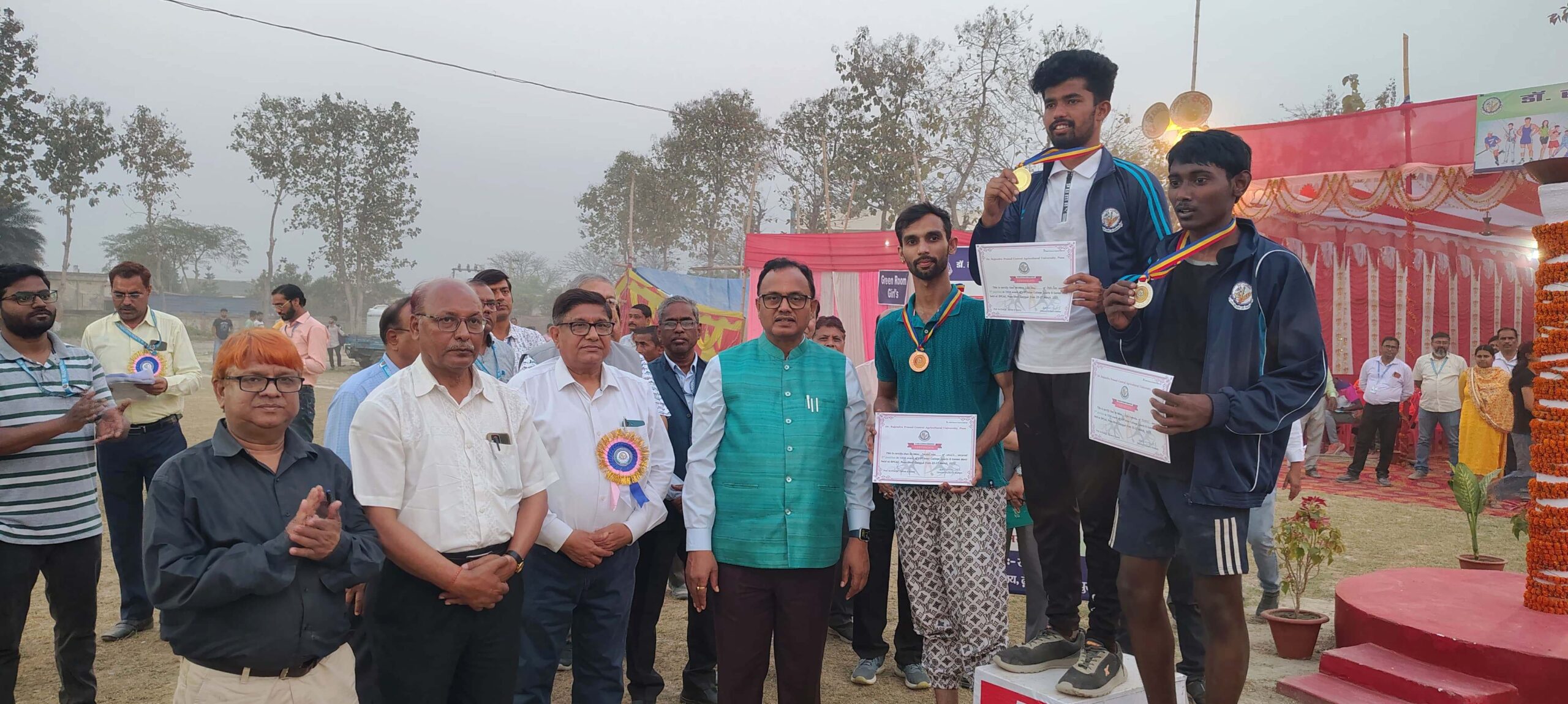 समस्तीपुर कृषि विश्वविद्यालय का तीन दिवसीय महाविद्यालय खेल प्रतियोगिता का हुआ समापन 4