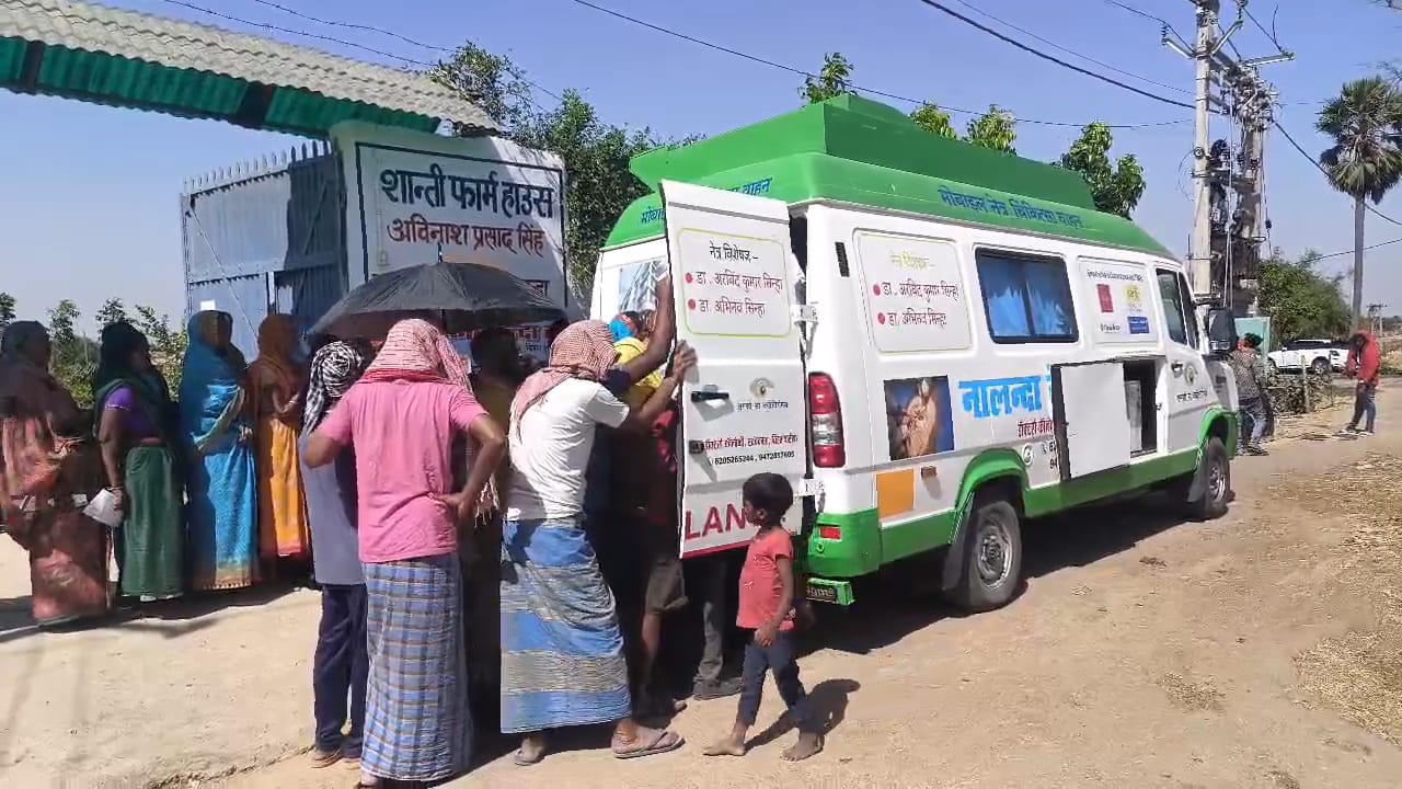 नालंदा: बीजेपी नेता अविनाश मुखिया द्वारा अम्बा पंचायत में लगाया गया स्वास्थ्य शिविर 3