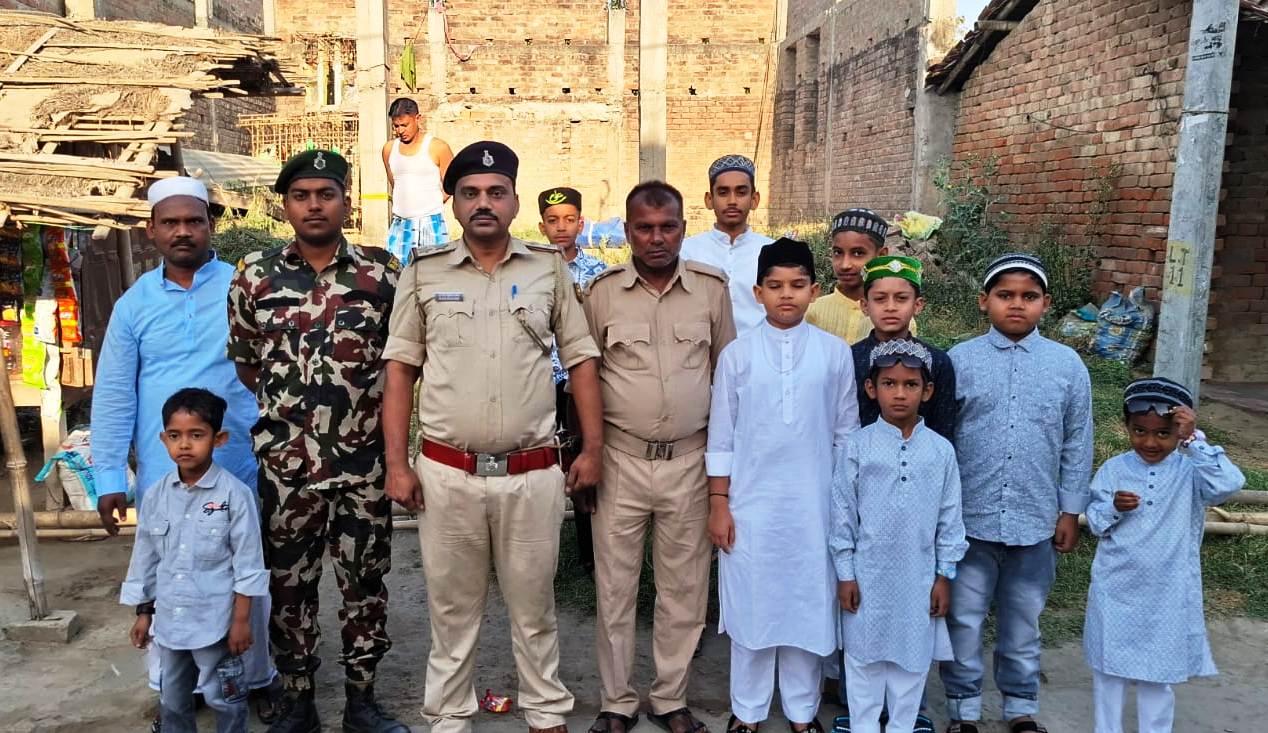 भगवानपुर प्रखंड क्षेत्र में ईद शांतिपूर्ण तरीके से हुआ सम्पन्न 3