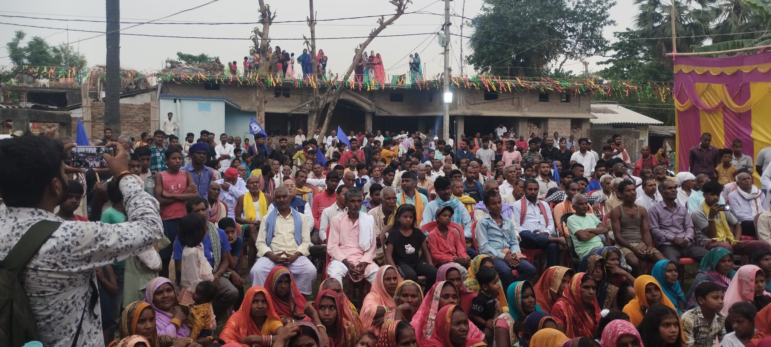 चमथा में बाबा साहब की जयंती समारोह में किया प्रतिमा का अनावरण 7