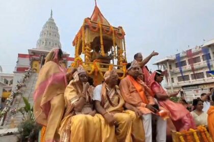 नालंदा: महावीर स्वामी की जन्मभूमि कुंडलपुर में श्रद्धा-भक्ति के साथ निकली भव्य रथ  यात्रा 2