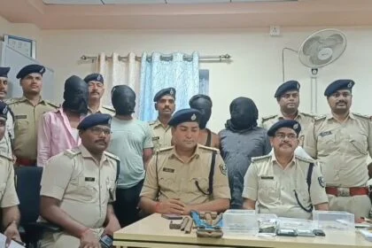बिहार थाना पुलिस ने निमगंज इलाके में हुए चोरी का किया खुलासा, चार शातिर चोर गिरफ्तार 23
