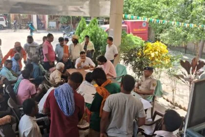 भगवानपुर थाना परिसर में जनता दरबार का आयोजन, तीन मामले का हुआ निष्पादन 28