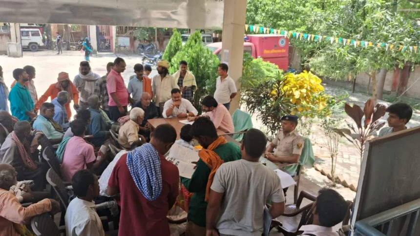 भगवानपुर थाना परिसर में जनता दरबार का आयोजन, तीन मामले का हुआ निष्पादन 1