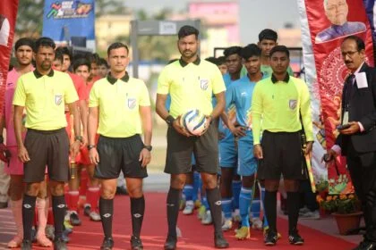 बेगूसराय में खेलो इंडिया यूथ गेम के तहत छठे दिन पुरूष वर्ग के चार मुकाबले खेले गये 49