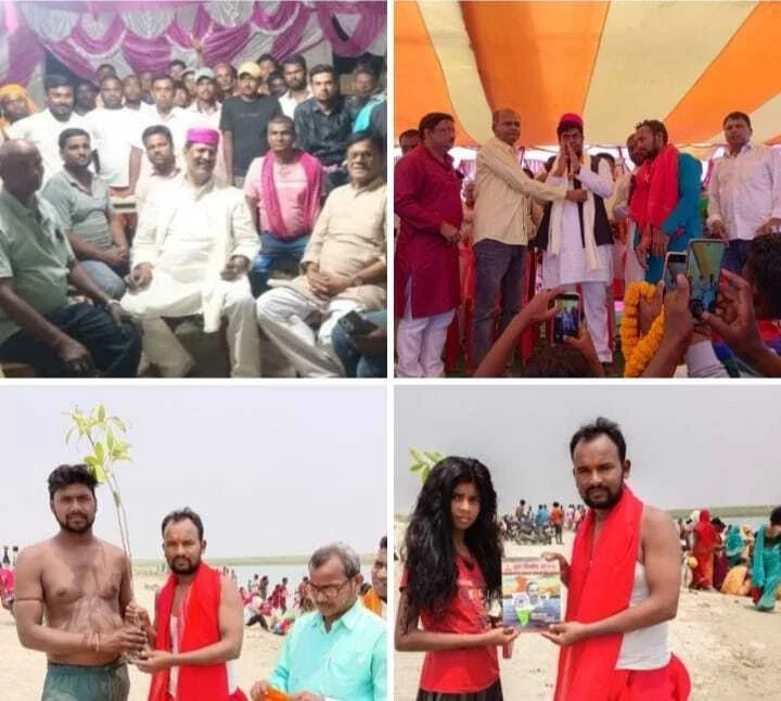 समस्तीपुर : बिथान प्रखंड के मिथिला महाकुम्भ त्रिवेणी संगम तट जगमोहरा में शाही स्नान को लेकर उतरने लगा श्रद्धालुओं का जनसैलाब 2