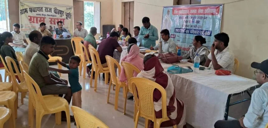 बेगूसराय के विकास शिविरों का वरीय पदाधिकारियों ने किया मुआयना 1