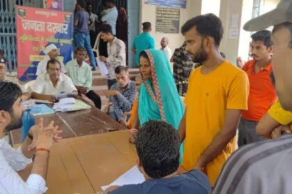 भगवानपुर थाना परिसर में जनता दरबार का आयोजन,दो मामले का हुआ निष्पादन 14