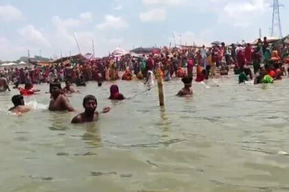 सिमरिया गंगा नदी में डूबने एक युवक की मौत, मुंडन संस्कार को लेकर सिमरिया गंगा नदी तट आए थे युवक 21
