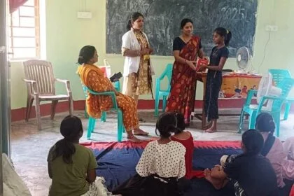 कस्तूरबा आवासीय विद्यालय की बालिकाओं को माहवारी स्वच्छता के प्रति किया गया जागरूक 26