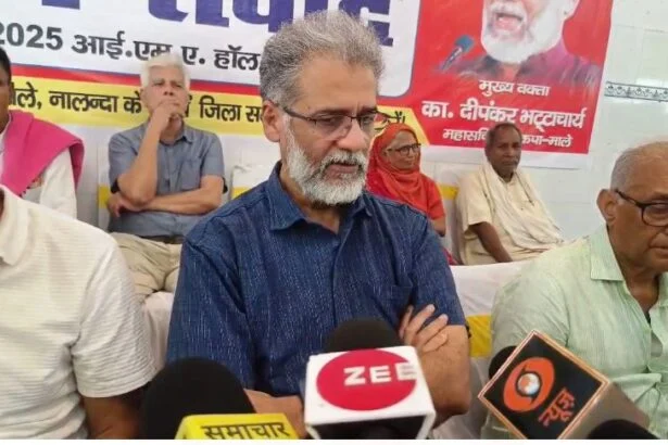 नालंदा में दीपंकर भट्टाचार्य का आरोप कहा बिहार में अपराध और भ्रष्टाचार का बोलबाला,बदलाव ही एकमात्र विकल्प 1