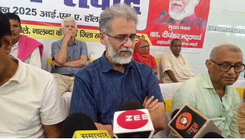 नालंदा में दीपंकर भट्टाचार्य का आरोप कहा बिहार में अपराध और भ्रष्टाचार का बोलबाला,बदलाव ही एकमात्र विकल्प 1