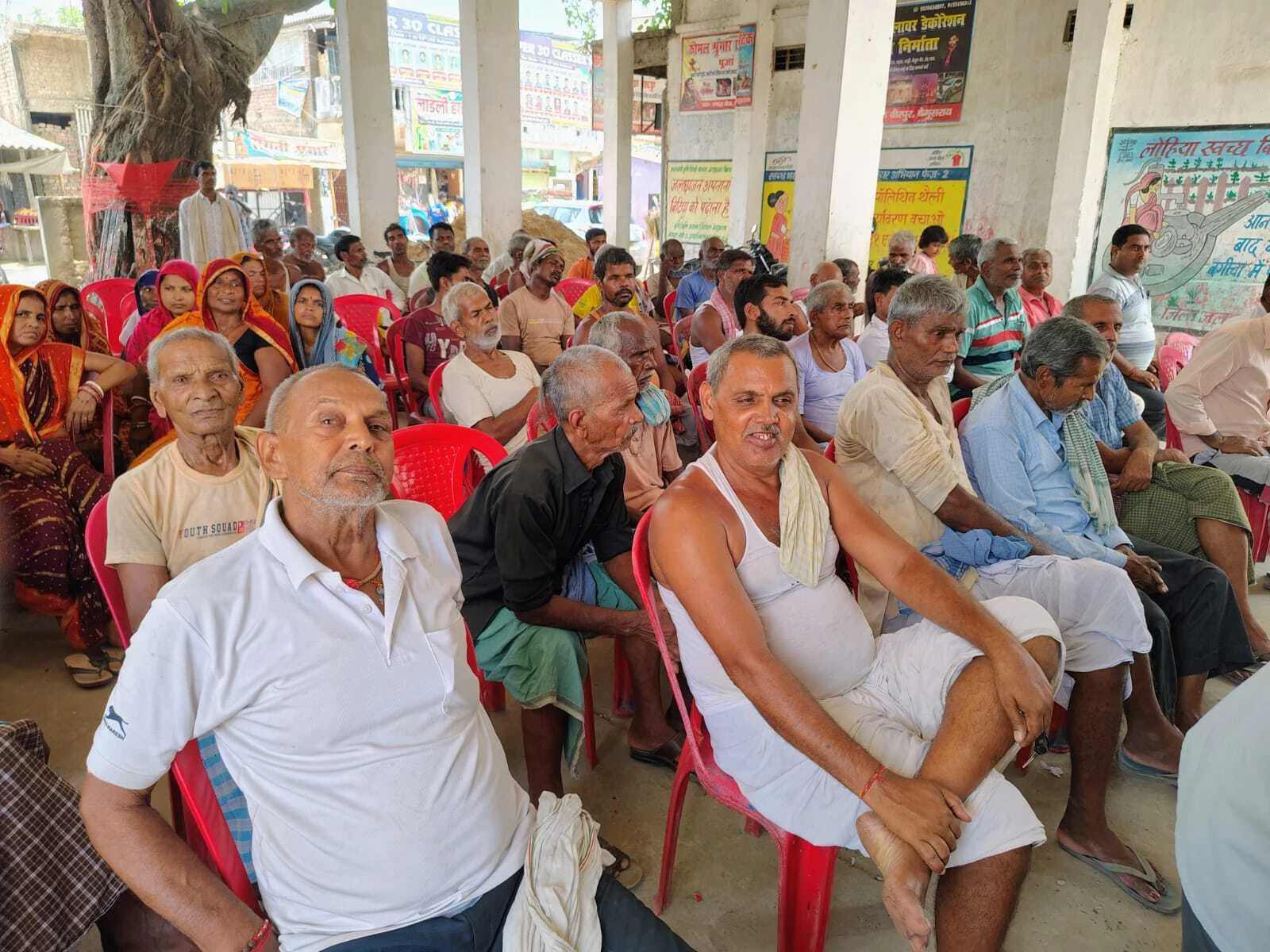 वीरपुर प्रखंड के जगदर और बरहारा गांव में कृषि विभाग ने लगाया किसान चौपाल 3