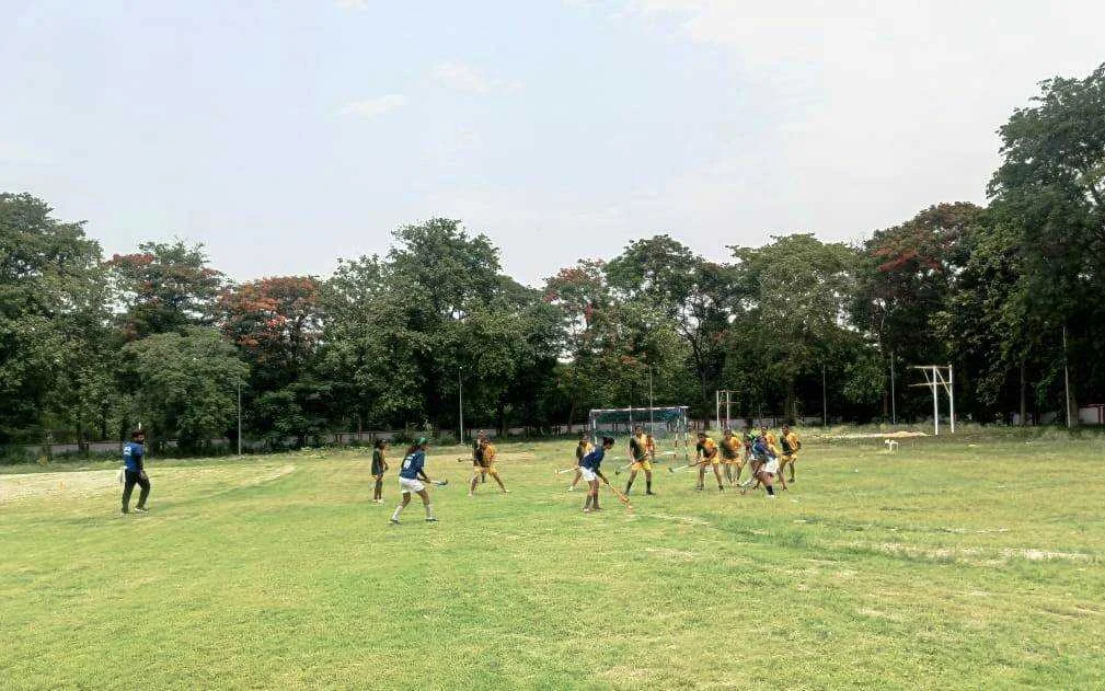 टाउनशिप हॉकी मैदान में सब जूनियर बालक एवं बालिका वर्ग के बच्चों का चयन प्रतियोगिता आयोजित 4