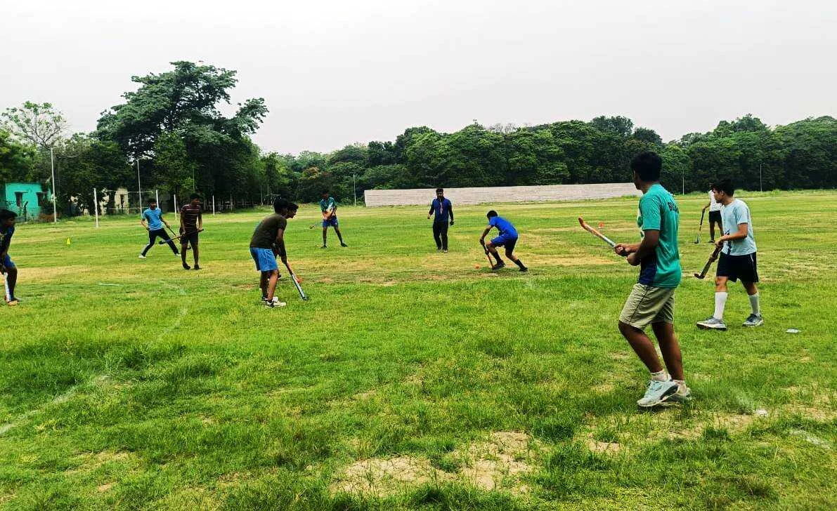टाउनशिप हॉकी मैदान में सब जूनियर बालक एवं बालिका वर्ग के बच्चों का चयन प्रतियोगिता आयोजित 2