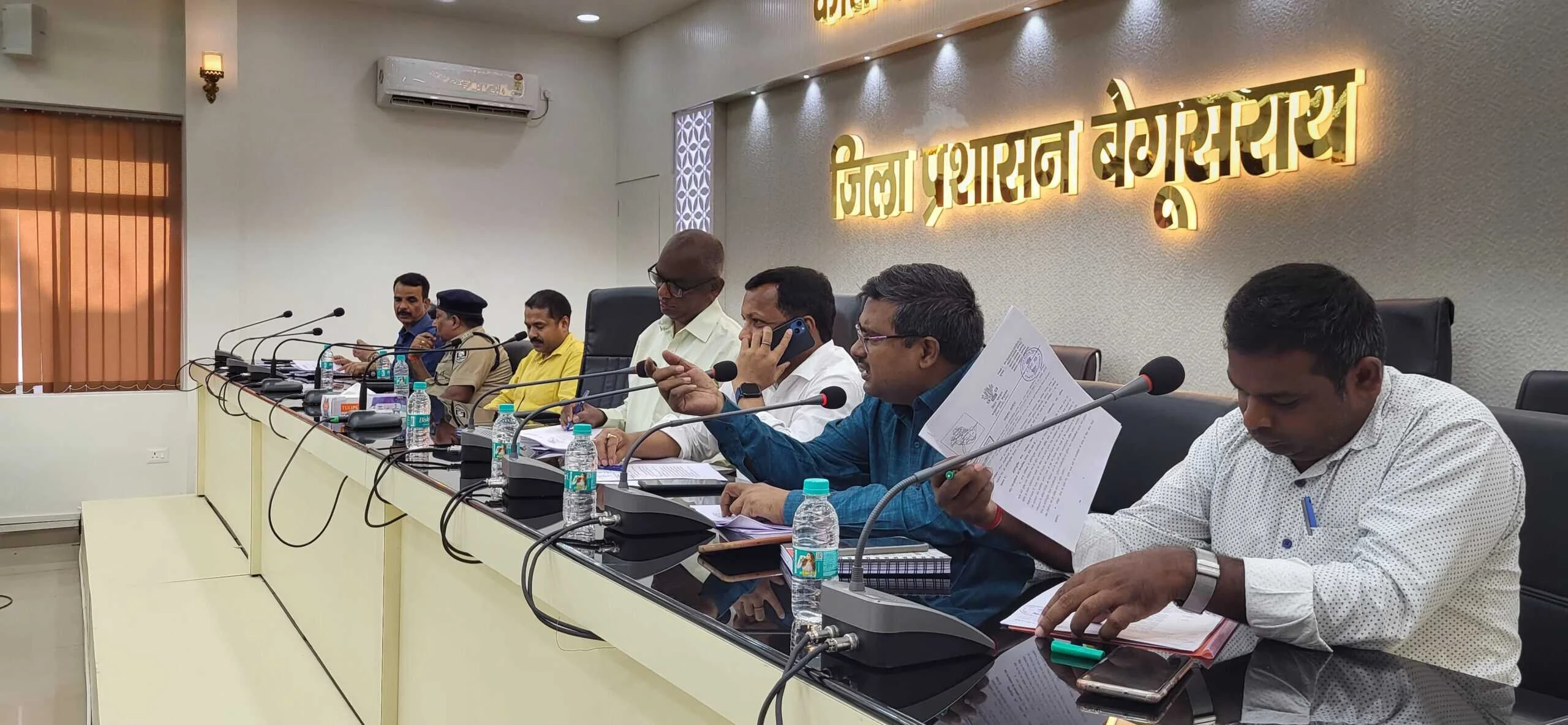 बेगूसराय में 15 जून को बिहार संयुक्त प्रवेश प्रतियोगिता परीक्षा प्रतिनियुक्ति दंडाधिकारी एवं पुलिस पदाधिकारी की संयुक्त ब्रीफिंग आयोजित 7