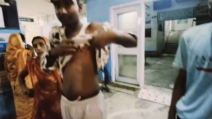बेगूसराय में बच्चों के विवाद के मारपीट में चार लोग बुरी तरह घायल, सदर अस्पताल में भर्ती 2