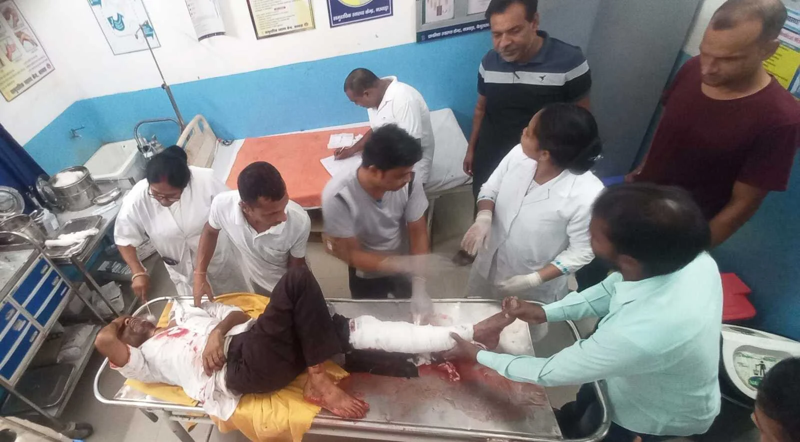 बछवाड़ा एनएच 28 पर दो बाइक की आमने सामने टक्कर में दोनों बाइक चालक गंभीर रूप से घायल 6