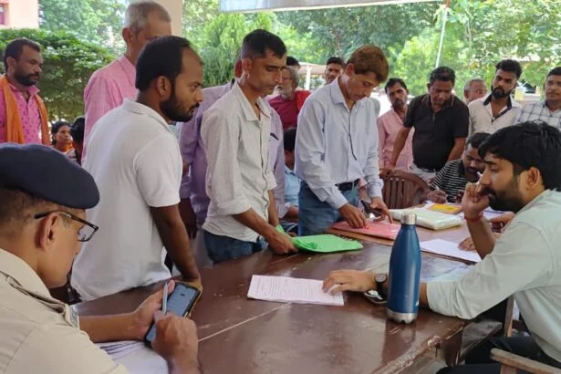 भगवानपुर थाना परिसर में जनता दरबार का आयोजन, तीन मामले का हुआ निष्पादन 1