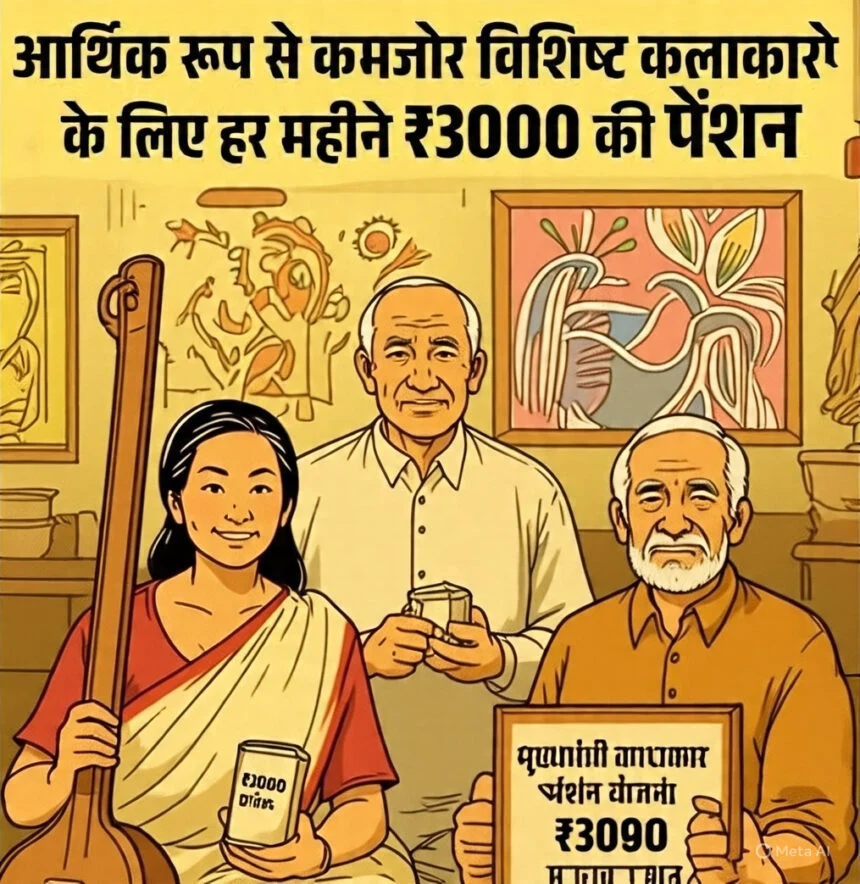 विभिन्न विधाओं के वरिष्ठ कलाकारों के लिए मुख्यमंत्री कलाकार पेंशन योजना किया गया प्रारंभ  1