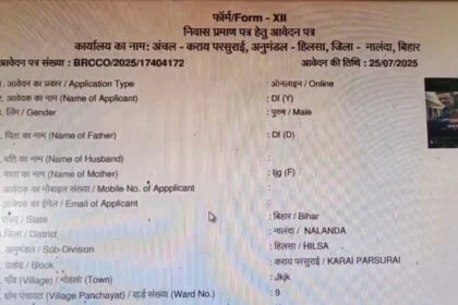 बिहार में सिस्टम बना मजाक, आरटीपीएस (RTPS) पोर्टल पर फर्जीवाड़े के मामले थमने का नाम नहीं ले रहे हैं, नालंदा में आवासीय प्रमाण पत्र में कही कार तो कही फिल्मी पोस्टर अपलोड किया  16