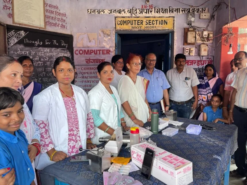 9 से 14 वर्ष के 200 छात्राओं को एचपीवी का लगाया गया टीका 1