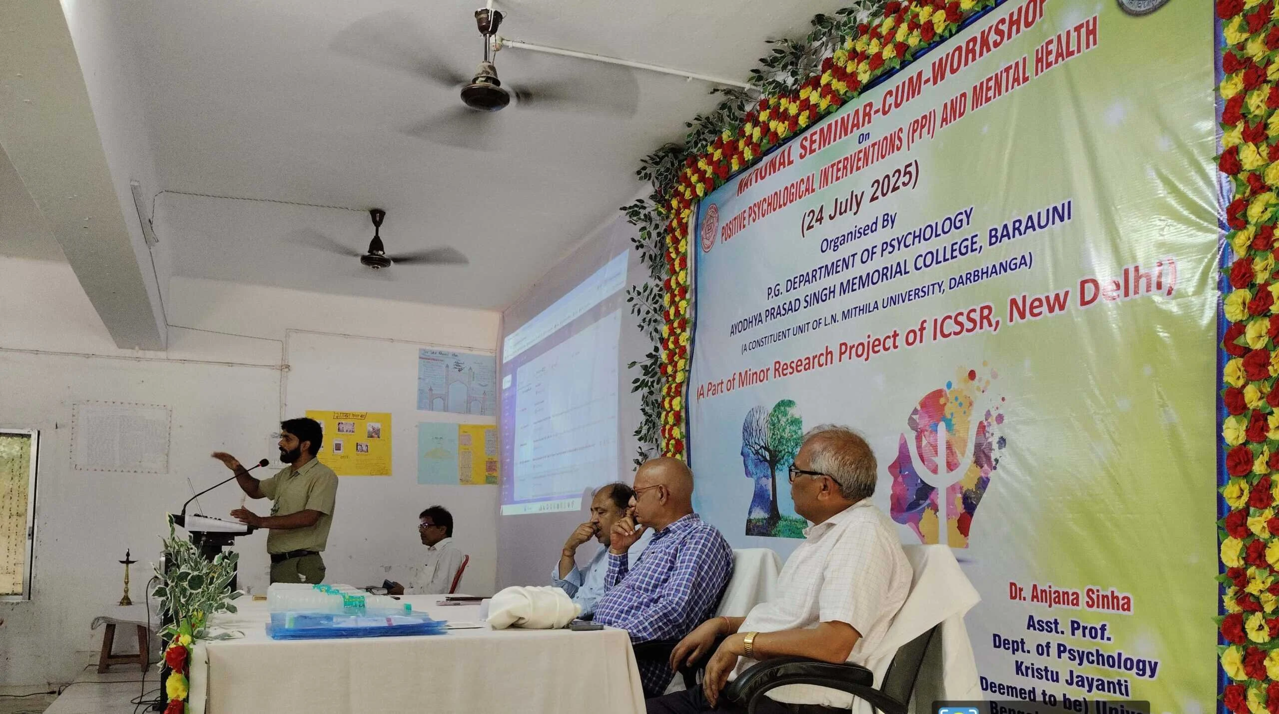 एपीएसएम कॉलेज बरौनी में “सकारात्मक मनोवैज्ञानिक हस्तक्षेप (पी. पी. आई.) तथा मानसिक स्वास्थ्य” विषय पर राष्ट्रीय संगोष्ठी सह कार्यशाला का आयोजन 2