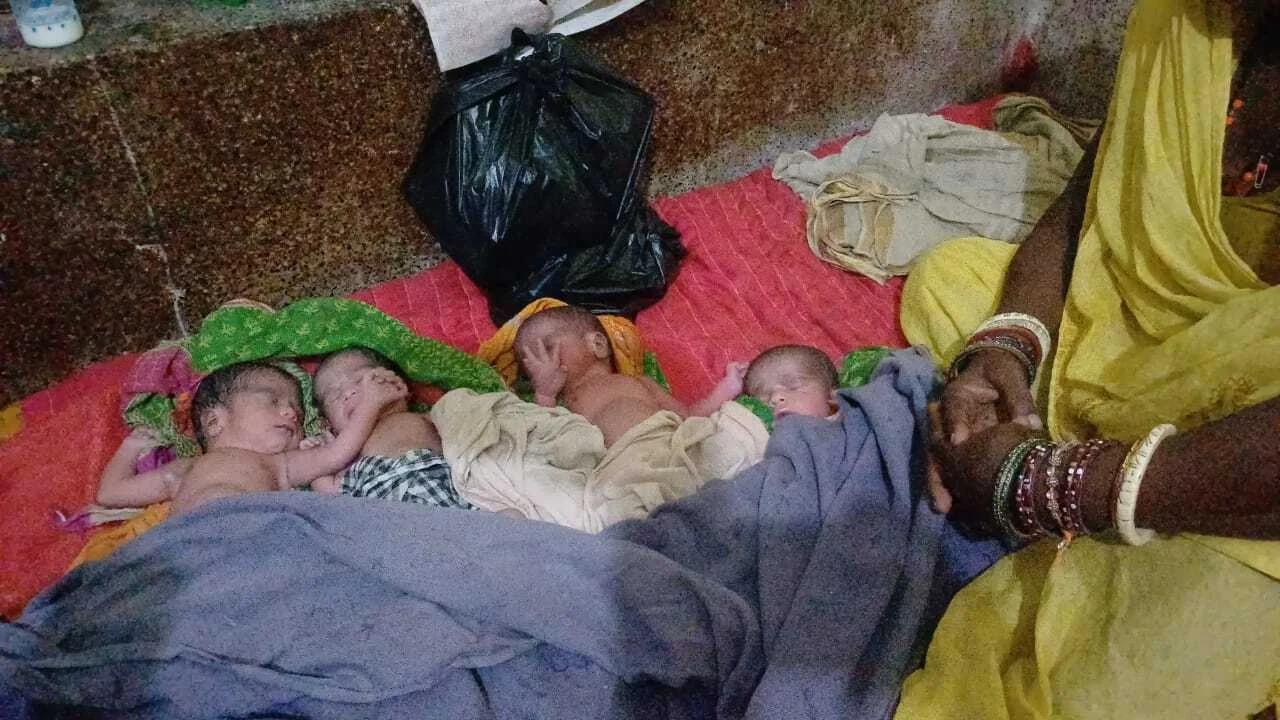 समस्तीपुर: एक महिला ने एक साथ 4 बच्चों को दिया जन्म, चारो बच्चे और मां बिल्कुल है स्वस्थ  2