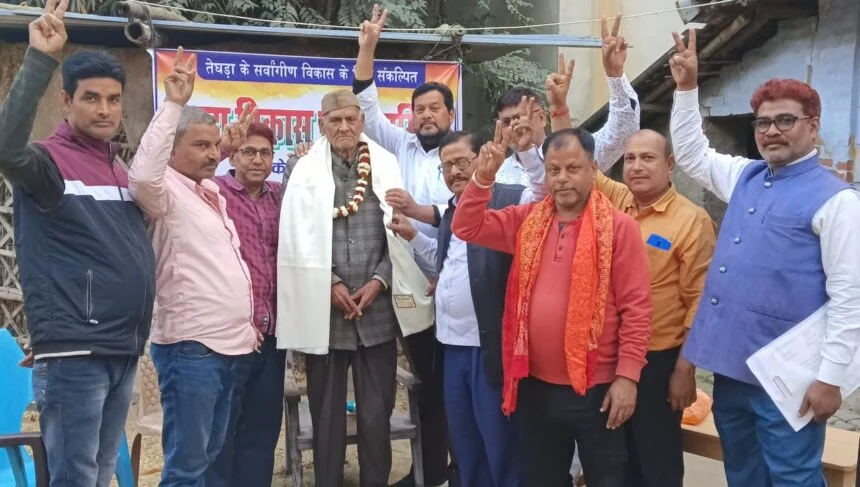 तेघड़ा में टाटा छपरा और मिथिला एक्सप्रेस के ठहराव की स्वीकृति पर लोगो मे प्रसन्नता 1