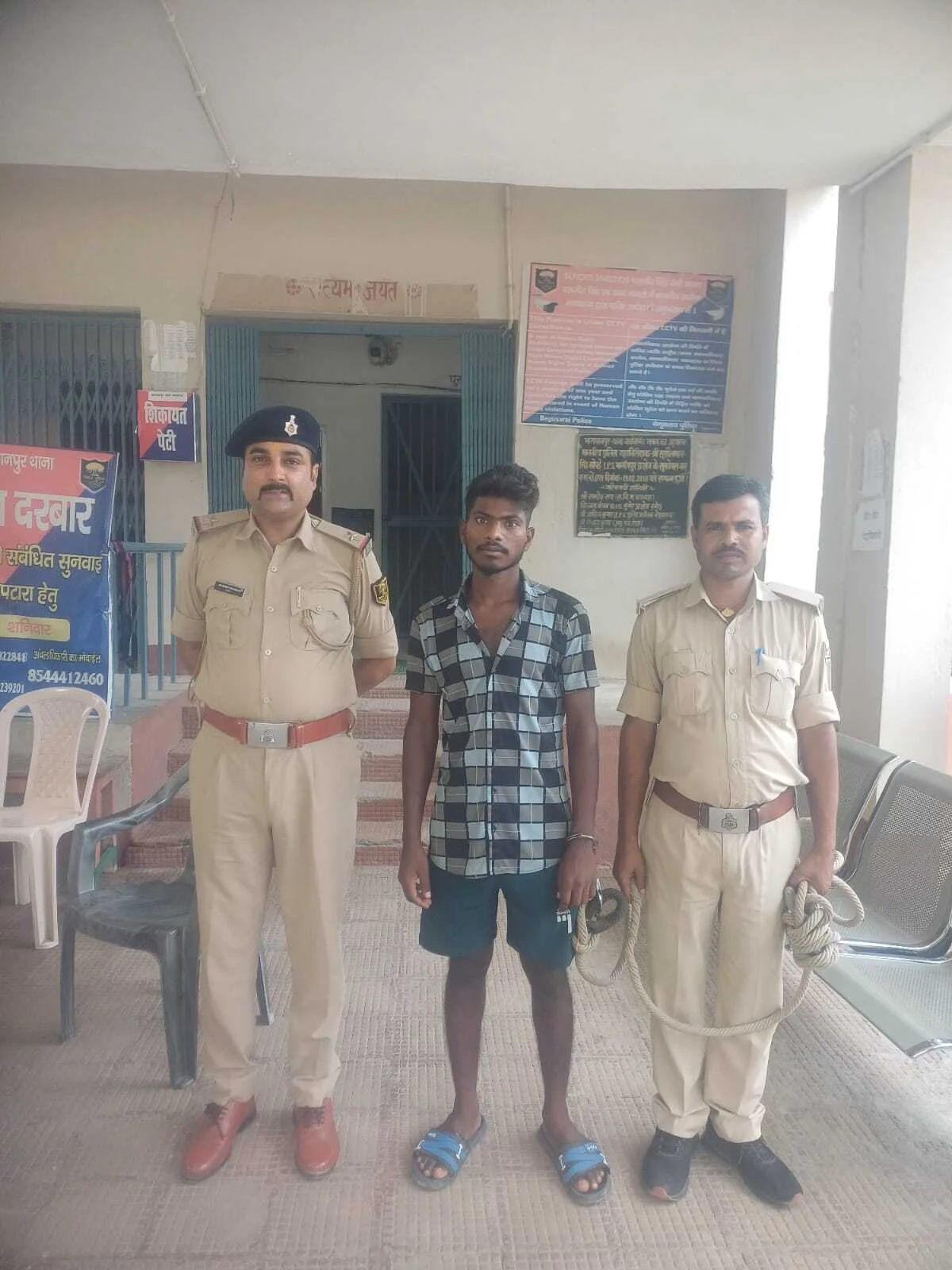 भगवानपुर पुलिस ने हथियार के साथ वीडियो वायरल मामले में एक युवक को किया गिरफ्तार 2