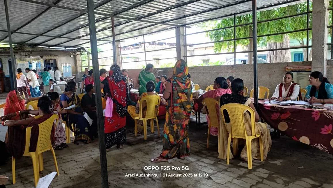 प्राथमिक स्वास्थ्य केंद्र भगवानपुर में प्रधानमंत्री सुरक्षित मातृत्वअभियान के तहत प्रसव पूर्व एएनसी की गई जांच  2