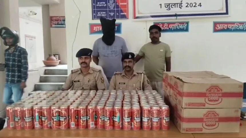 नालंदा: उत्पाद विभाग ने गुप्त सूचना पर एक एम्बुलेंस से 129 लीटर विदेशी शराब किया बरामद  1