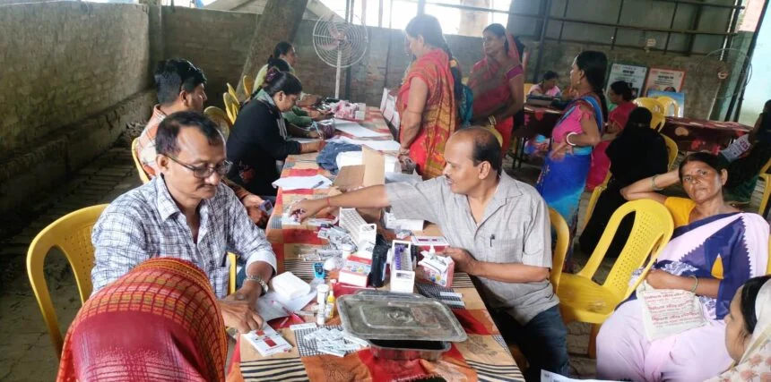 भगवानपुर पीएचसी में 102 गर्भवती महिलाओं की हुई एएनसी जांच 1