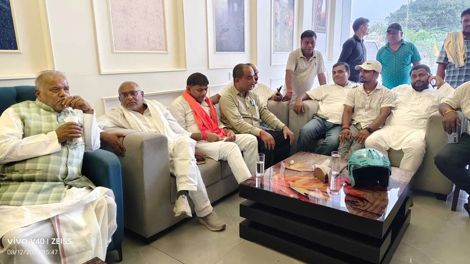 बिहार सरकार के ग्रामीण विकास मंत्री श्रवण कुमार व खेल मंत्री सुरेंद्र मेहता का तेघरा ‘राज होटल’ में भव्य स्वागत 2