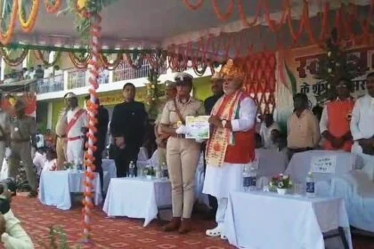 कैमूर: 79 वें स्वतंत्रता दिवस समारोह के मौके पर जगजीवन स्टेडियम में जिले के प्रभारी मंत्री प्रेम कुमार ने किया ध्वजारोहण 22