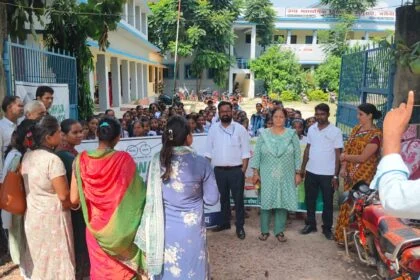 स्कूली बच्चों के बीच स्वच्छता के प्रति जागरूकता फैलाने के उद्देश्य से किया गया प्रचार प्रसार 29