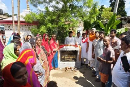 मुख्यमंत्री स्थानीय क्षेत्र विकास योजना से नगर विधायक ने 5 सड़क का किया उद्घाटन 10