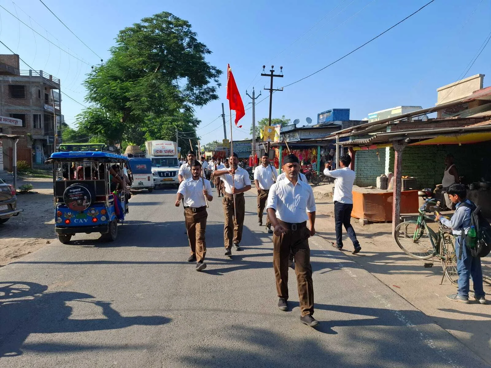 राष्ट्रीय स्वयंसेवक संघ ने शताब्दी वर्ष के अवसर पर निकाला पथ संचरण 3