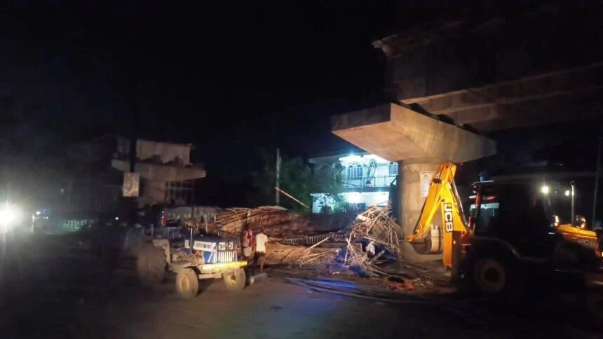 नालंदा: पुल निर्माण निगम के सचिव शीर्षत कपिल अशोक पहुंचे हरनौत के गोनावाँ रोड, घटनास्थल का किया निरीक्षण 1