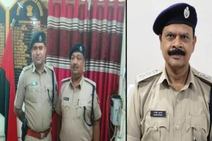 जीरोमाइल बरौनी सर्किल के वर्तमान एवं निवर्तमान इंस्पेक्टर बने डीएसपी 14