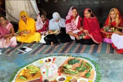 आंगनबाड़ी केंद्रों पर समारोह पूर्वक किया गया गोद भराई कार्यक्रम का आयोजन 21