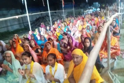 वीरपुर में आयोजित नौ दिवसीय श्रीमदभागवत कथा में उमड़ी श्रद्धालुओ की भीड़ 21