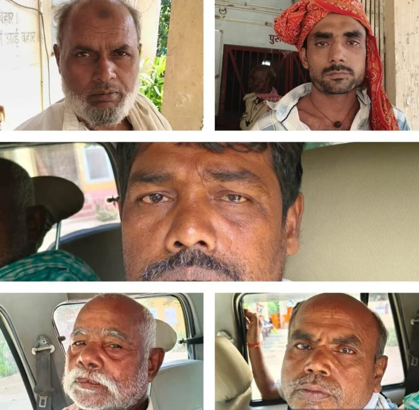 वीरपुर पुलिस ने विभिन्न कांडों के 5 वारंटी को किया गिरफ्तार, भेजा जेल 1