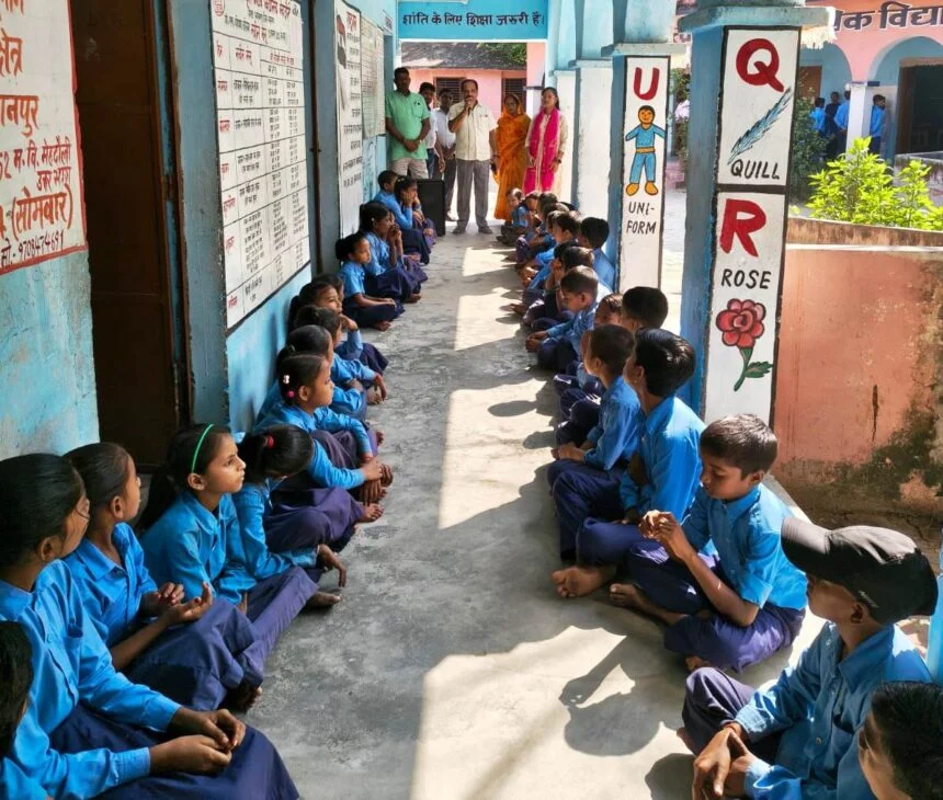 भगवानपुर प्रखंड विद्यालयों में छात्रों को आपदा व भगदड़ के समय बचाव का सिखाया गया गुर 1