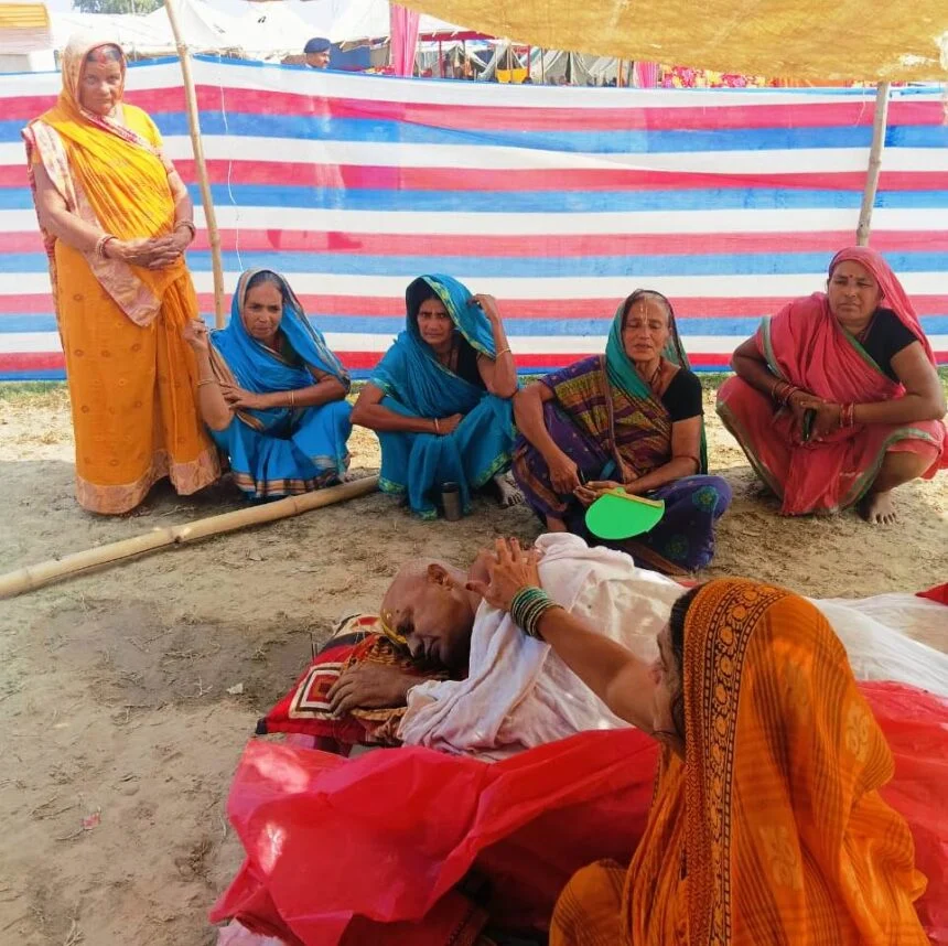 कल्पवासी संत उदयचंद्र राय जीवन की अन्नत यात्रा पूर्ण कर सीधे पहुंचे वैकुंठ धाम-बौआ हनुमान 1