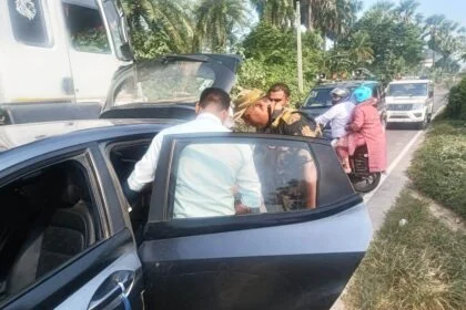 विधानसभा चुनाव को लेकर प्रशासन सतर्क : हरिचक सीमा पर चला सघन वाहन जांच अभियान 27