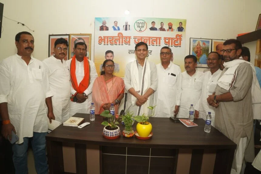 प्रधानमंत्री नरेन्द्र मोदी जी के 24अक्टूबर को समस्तीपुर में आयोजित जनसभा को लेकर एनडीए का बैठक 1