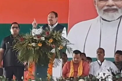 बेगूसराय में जेपी नड्डा की चुनावी रैली, कहा- डबल इंजन सरकार से बिहार का तेज विकास 33