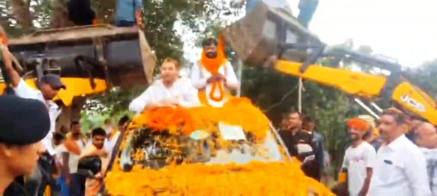 नालंदा में जेडीयू एमएलसी संजय सिंह का शक्ति प्रदर्शन, नालंदा विधानसभा मे भव्य रोड शो में उमड़ा जनसैलाब 1