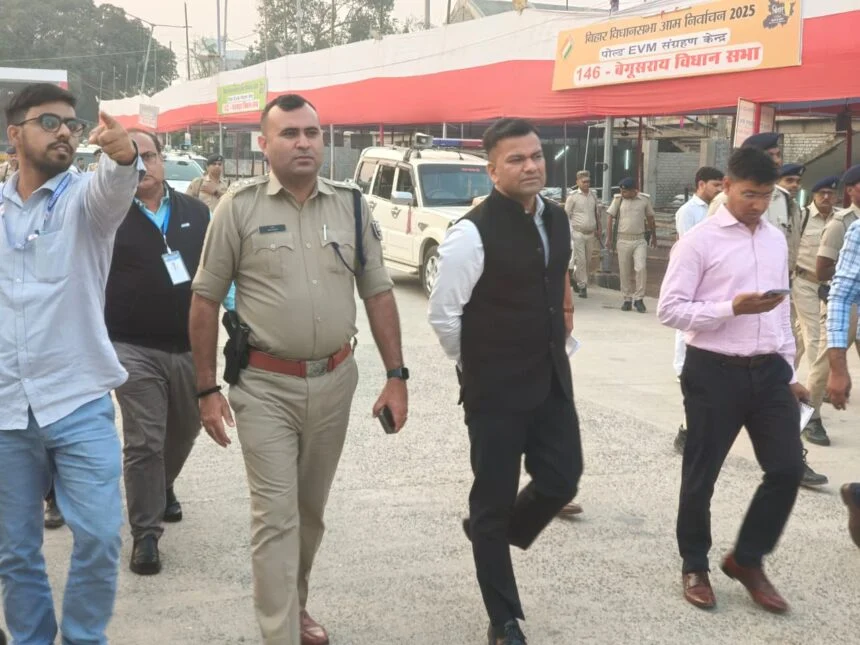 बेगूसराय डीएम और एसपी ने मतगणना स्थल का किया निरीक्षण, सुरक्षा और व्यवस्थाओं का लिया जायजा 1